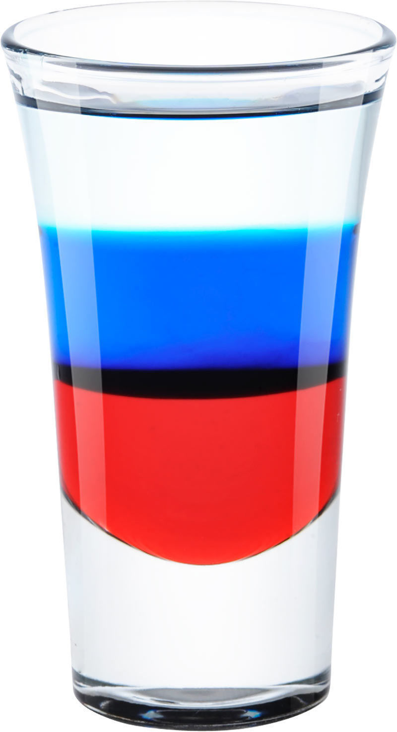 Рецепт коктейлю Прапор Росії